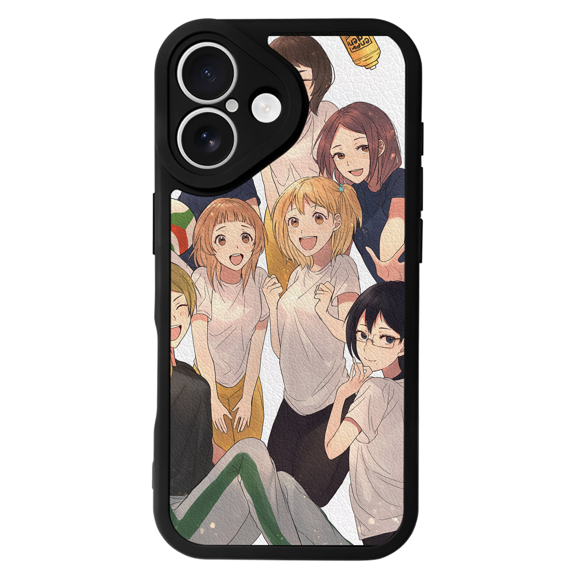 （画像用） ハイキュー!! Haikyu!! 【iPhone 16シリーズ対応】シリコンスマホケース（レザー調） 材質：シリコン